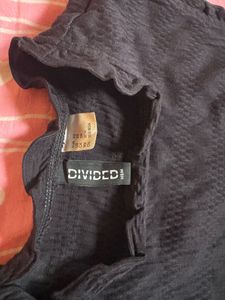 H&amp;M Black Sleeveless Top/ SMOCKED JERSEY TOP