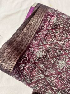 chandari cotten sari