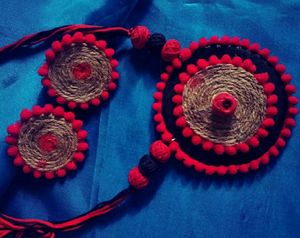 Handmade Jute Necklace New Without Tag