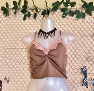 Size Small 🎁Buy 2 Get 1 Free 🎁Lace Trim Cami Top