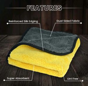 Double Sided Microfiber Cloth 500 GSM Pack Of 8