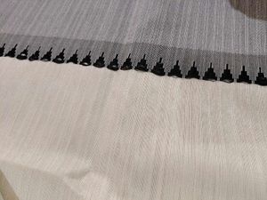 Striped Black &amp; White Saree