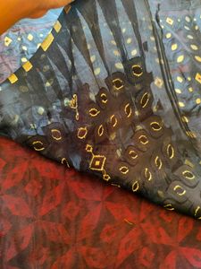Dhakai Jamdani Saree ❤️🖤
