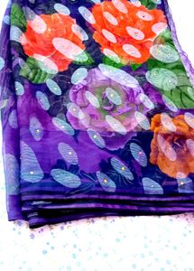 Assorted Indian Print Fabrics Saree