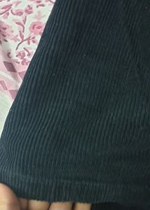 Black Courdroy Skirt