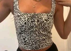 Animal Print Victoria Corset
