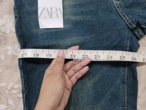 Blue Straight Leg Jeans