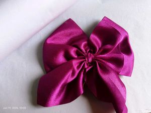 Purple Hair Bow Clip