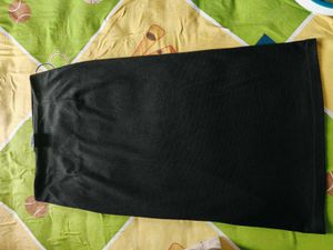 Sleek Black Sleeveless Cord Set