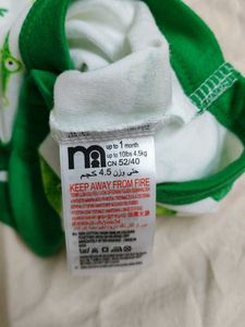 Set Of 2 - Mothercare Green Onesies