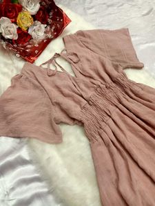 🌺Elegant Pink Midi Dress🌺