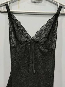 Lace Cami Slip Dress With Robe