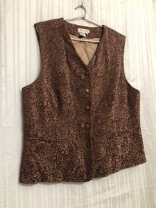Talbcts Brown Printed Vest