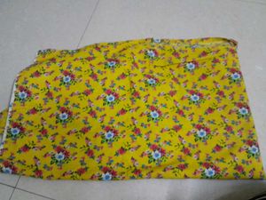Yellow Floral kurta