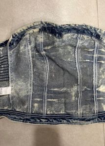 Denim Tube Top/ Corset
