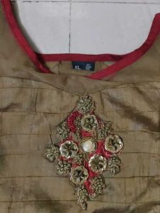 Maroon Green Colour Blouse