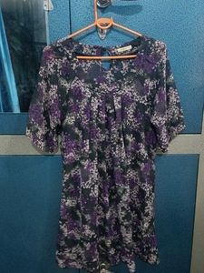 Floral Purple Dress
