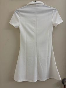 H&amp;M FLARED SKIRT POLO DRESS
