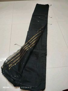 Elegant Black Saree