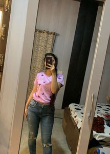 Distressed Skin Fit Jean🐬🦋🦥