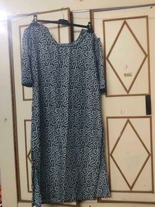 Kurtha With Cold Sholder B&w