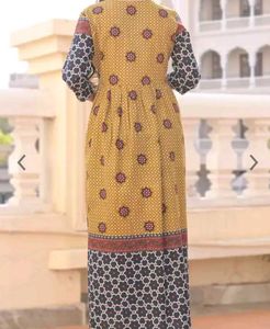 Jaipuri Cotton Anarkali Kurti