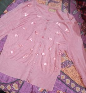 Bow Style Top Cardigan