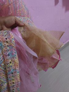 it&#39;s totally  new pink long frock