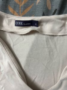 Elegant Beige V-Neck Top