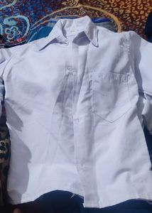 School Uniform White Shorts And Shirt