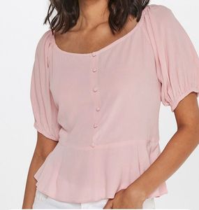 AND Pink Ruffle Top - New with Tags