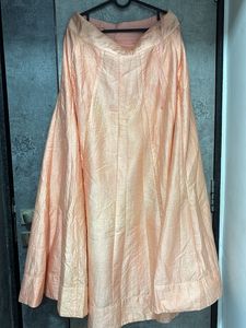 Peach Lehenga skirt