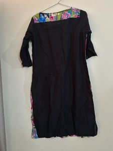Black W Kurti