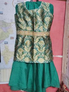 Green 💚 Fancy Lehenga Choli Set