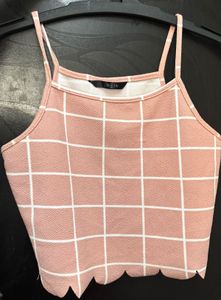 Peach Shein Crop Top