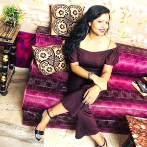 Maroon Casual Off Shoulder Women Jumpsuit