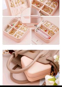 Pink Travel Jewellery Box