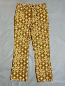 Mustard Floral Print Women’s Trouser