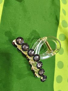 Bejeweled Hair Claw Clip Black 🖤