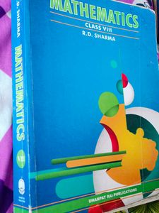 Mathematics R.D.Sharma Class 8 (VIII)