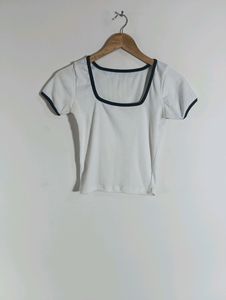 White Plain Casual Top (Women)