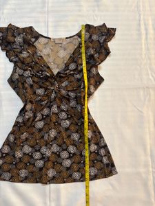 y2k brown top