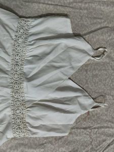 White Mini Dress Size S