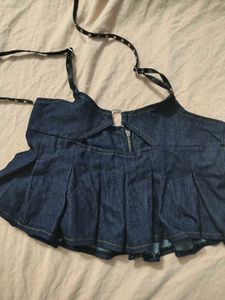 Denim Crop Top