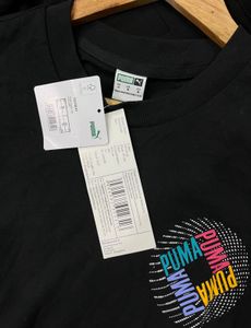 PUMA BLACK CASUAL T SHIRT