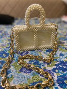Pearl Beaded Handbag