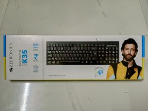 ZEBRONICS Zeb- K35 USB Wired Keyboard with Rupee K