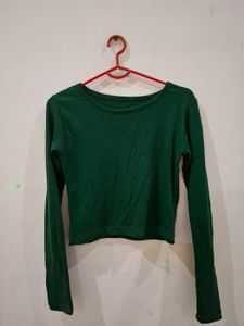 Green Long Sleeve Tee