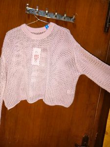 cute woolen see through over wear