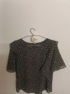Black Floral Tunic Dress